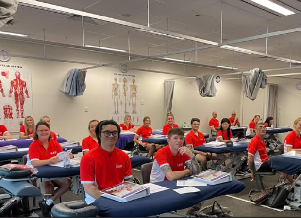AIF Adelaide massage students in clinic
